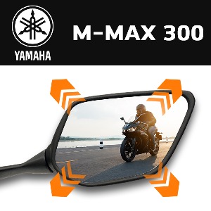 야마하 M-MAX 300  아이언맥스 옵틱글래스 오토바이 광각미러 [B102]